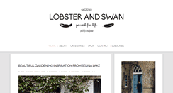 Desktop Screenshot of blog.lobsterandswan.com