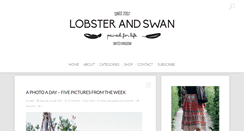 Desktop Screenshot of lobsterandswan.com